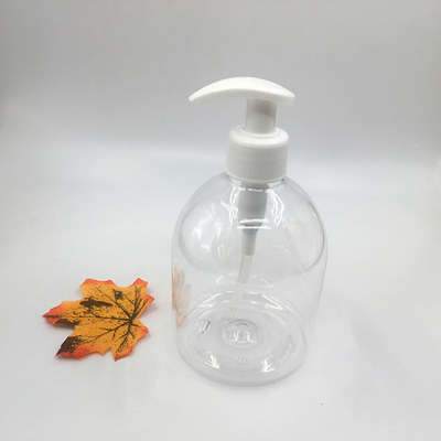 Round PETG Shampoo Pump Bottle 118mm for Cosmetics