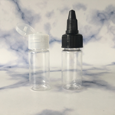 Customized Clear PETG Bottles for Liquid Screw Neck Finish Various Capacities