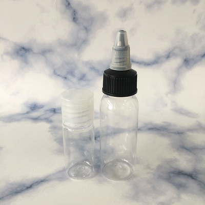 Customized Clear PETG Bottles for Liquid Screw Neck Finish Various Capacities