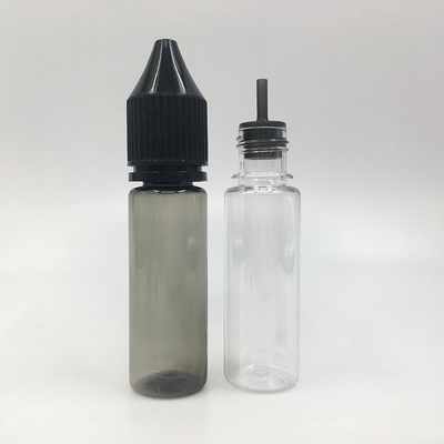 Customizable PET E Liquid Bottles With Childproof Round Shape And Personalized Screen Printed Design