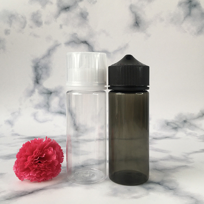 Custom Logo Transparent Round E Liquid Bottles with Various Capacities and Screw Caps