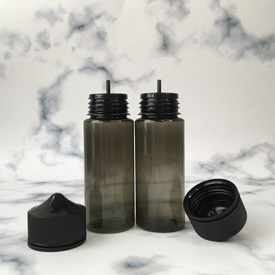 Custom Logo Transparent Round E Liquid Bottles with Various Capacities and Screw Caps