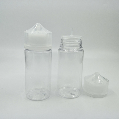 Custom Logo Transparent Round E Liquid Bottles with Various Capacities and Screw Caps