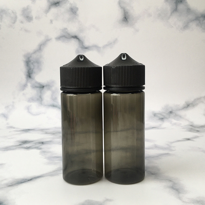 Custom Logo Transparent Round E Liquid Bottles with Various Capacities and Screw Caps