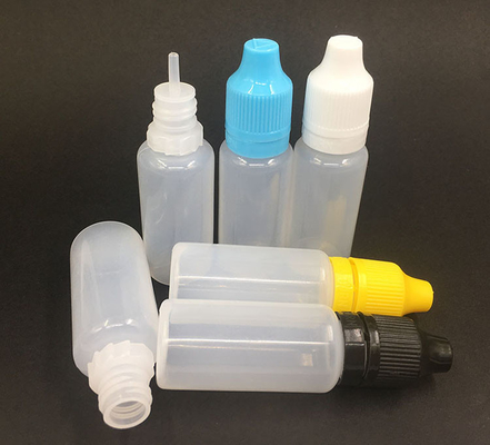 Customizable Transparent Black Glass Dropper Bottles for Liquid with Screw Cap