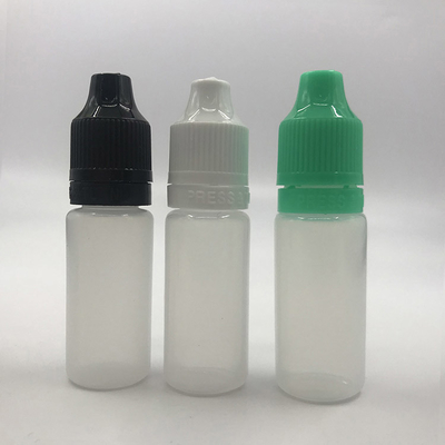 Transparent Black Customize Dropper Bottles 10ml-120ml Smooth Surface for Liquid Storage