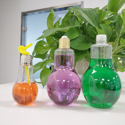 Square Round Clear Customizable Handle Milk Tea Bottles With Insulation