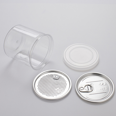 Customizable Logo Plastic Jar Containers with Aluminum Foil Sealing in Various Capacities