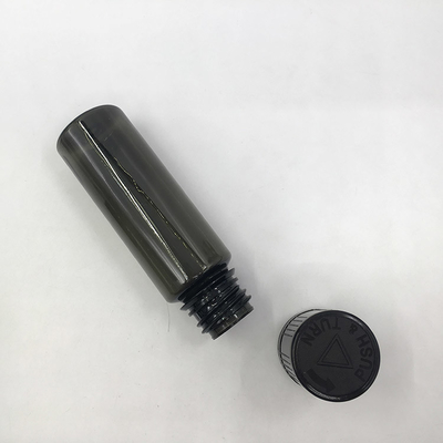 Round Transparent PET Childproof  E liquid bottle With Screw Cap
