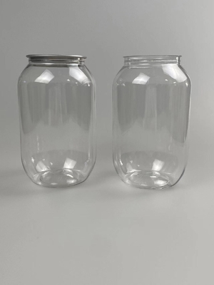 Customized Logo Plastic Cosmetic Jar with Pressure Sensitive Gasket Sealing