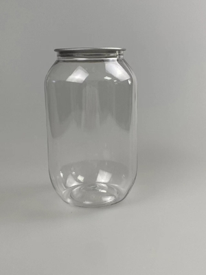 Customized Logo Plastic Cosmetic Jar with Pressure Sensitive Gasket Sealing