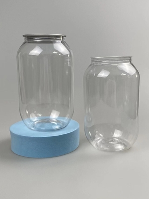 Customized Logo Plastic Cosmetic Jar with Pressure Sensitive Gasket Sealing