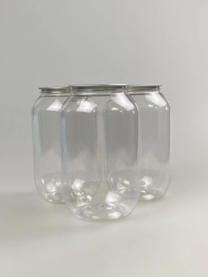 Customized Smooth Plastic Cosmetic Jar with Transparent Finish for Personalized Logo and Design