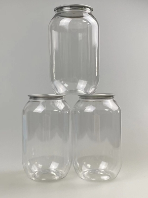Customized Smooth Plastic Cosmetic Jar with Transparent Finish for Personalized Logo and Design