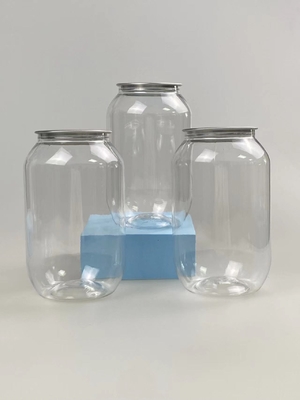 Customized Smooth Plastic Cosmetic Jar with Transparent Finish for Personalized Logo and Design
