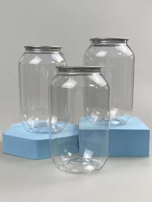 Customized Smooth Plastic Cosmetic Jar with Transparent Finish for Personalized Logo and Design