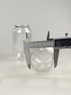 Customized Transparent Cosmetic Jar With Smooth Surface Pressure Sensitive Gasket Seal Custom Logo