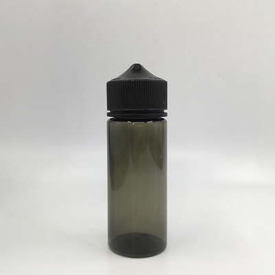 E Liquid Bottle Transparent Screw Cap Round Shaped Childproof Neck Various Capacities