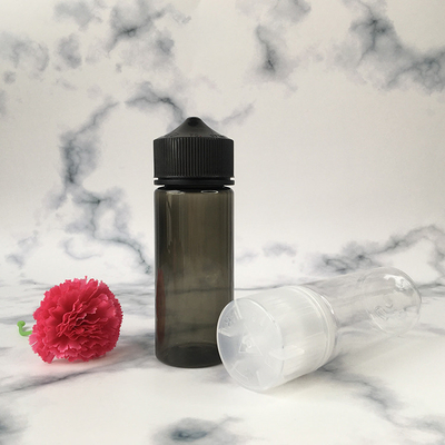 E Liquid Bottle Transparent Screw Cap Round Shaped Childproof Neck Various Capacities