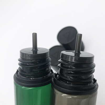 Round PET E Liquid Bottles with Custom Logo Screen Printing - Various Sizes Available