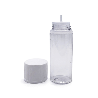 Round PET E Liquid Bottle with Childproof Screw Cap Custom Logo Various Capacities Available