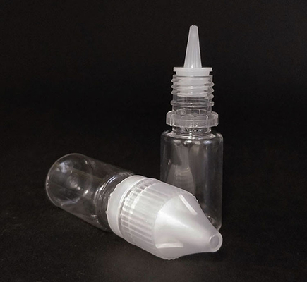 Childproof Round E Liquid Bottles With Custom Printing Transparent Screw Cap Packaging In Various Capacities