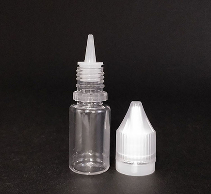 Childproof Round E Liquid Bottles With Custom Printing Transparent Screw Cap Packaging In Various Capacities