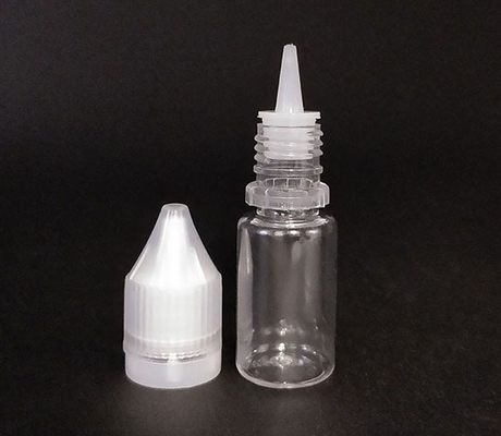 Childproof Round E Liquid Bottles With Custom Printing Transparent Screw Cap Packaging In Various Capacities