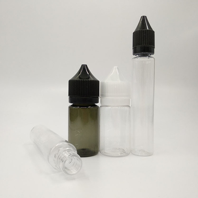 Customized Screw Cap PET E Liquid Bottles Round Shape Screen Printed For Various Capacities