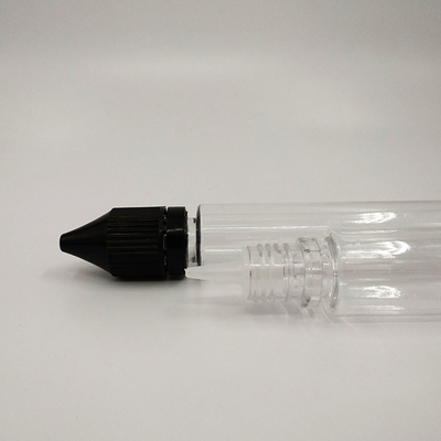 Customized Screw Cap PET E Liquid Bottles Round Shape Screen Printed For Various Capacities