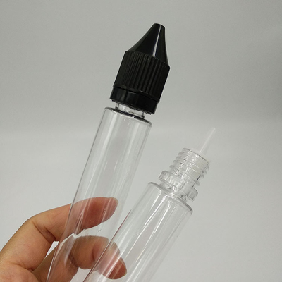 Customized Screw Cap PET E Liquid Bottles Round Shape Screen Printed For Various Capacities