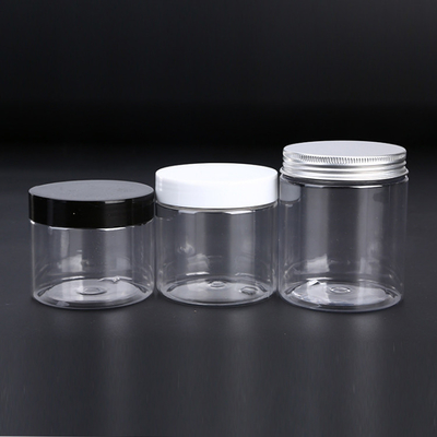 Customized Plastic Logo Jar Containers With Aluminum Foil Sealing For Freshness