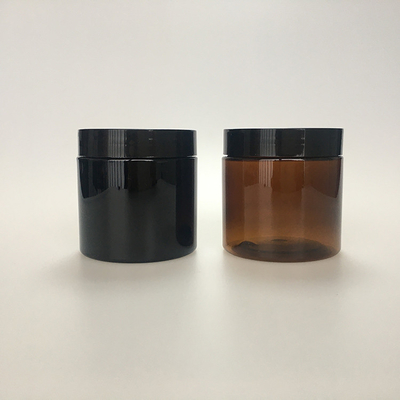 Customized Plastic Logo Jar Containers With Aluminum Foil Sealing For Freshness