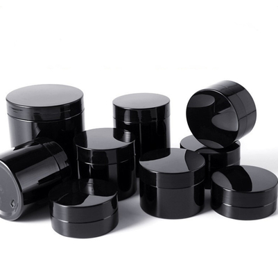 Custom Logo Plastic Jar Containers With Transparent Lid In Various Capacities