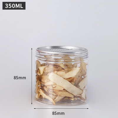 Customizable Plastic Jar Containers With 2oz-8oz Capacity Transparent/Customized Printing And Lid Options