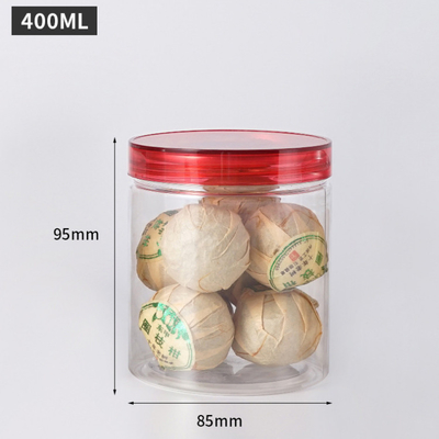 Customizable Plastic Jar Containers With 2oz-8oz Capacity Transparent/Customized Printing And Lid Options