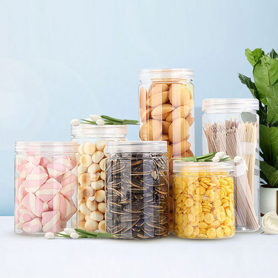 Empty Food Grade Kitchen Storage Container 1oz 2oz 30g 40g 50g 60g 80g 100g 30ml 60ml 80ml 100ml Clear Plastic Jar