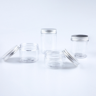 Customizable Logo 8oz Plastic Jar Containers With Transparent Lids For Various Storage Needs