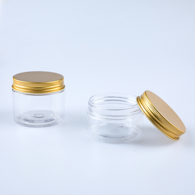 Customizable Logo 8oz Plastic Jar Containers With Transparent Lids For Various Storage Needs