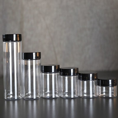Customizable Logo 8oz Plastic Jar Containers With Transparent Lids For Various Storage Needs