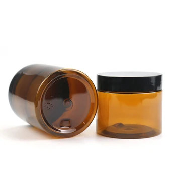 Customizable Plastic Jar Containers With Aluminum Lid Sealed For Freshness Various Sizes
