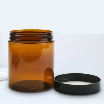 Customizable Plastic Jar Containers With Aluminum Lid Sealed For Freshness Various Sizes