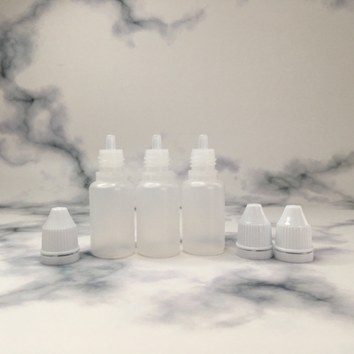 PET Round Childproof Screw Cap Transparent E Liquid Bottle With Customization Printing Color
