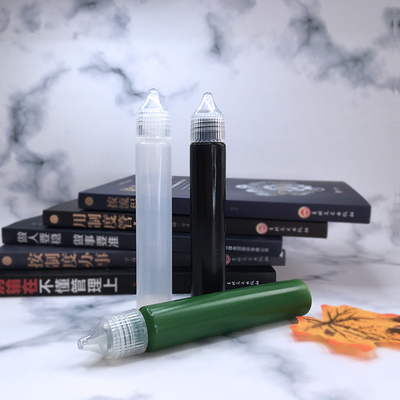 Round Shape Customized Logo  E Liquid Bottles In PET Childproof Neck Type Protection