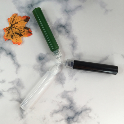 Round Shape Customized Logo  E Liquid Bottles In PET Childproof Neck Type Protection