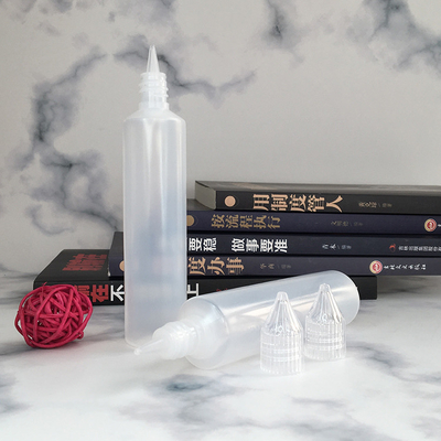 Childproof Liquid Dropper Bottle With Custom Logo Screw Cap Sealing Various Capacities