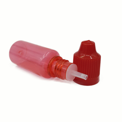 Transparent 10ml 15ml 30ml 60ml 80ml 100ml PET  E Liquid Bottle With Customized Logo Screen Printing