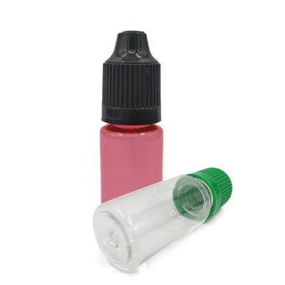 Transparent 10ml 15ml 30ml 60ml 80ml 100ml PET  E Liquid Bottle With Customized Logo Screen Printing
