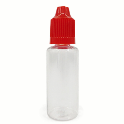 Custom Printed PET Round E Liquid Bottles With Childproof Cap