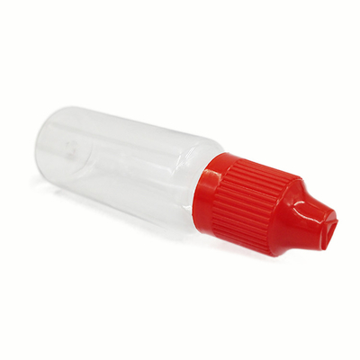 Custom Printed PET Round E Liquid Bottles With Childproof Cap